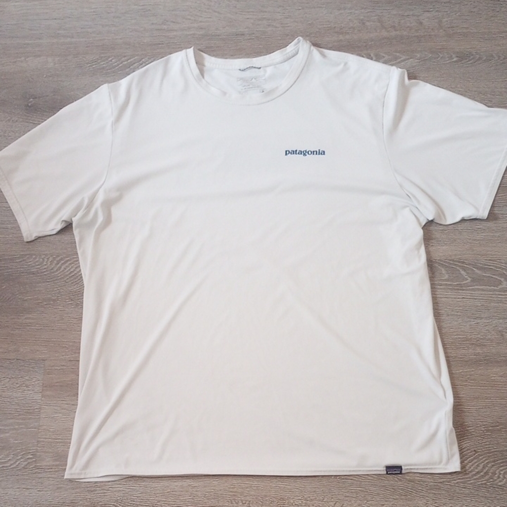 Patagonia Men's White Short Sleeve Tee